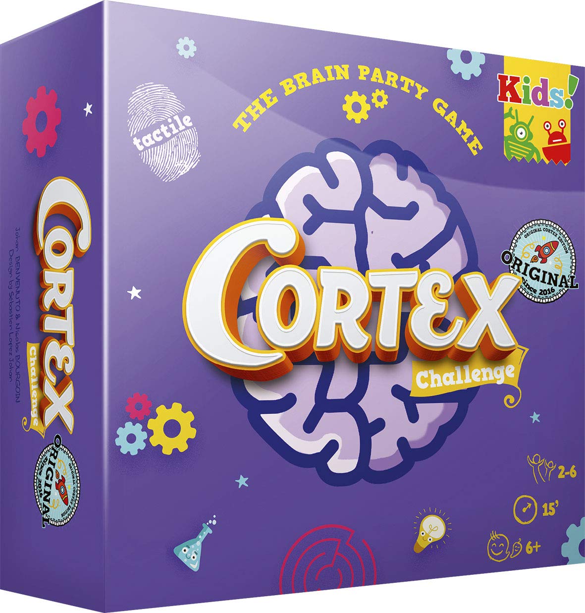 Zygomatic | Cortex Challenge: Kids | Card Game | Ages 6+ | 2-6 Players | 15 Minutes Playing Time