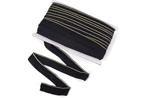 MEGA PET MegaPet Black Polyester Fringe Tassel Lace Trim 1 Inch x 82 Feet Chainette Fringe Fibre Trim for Sewing Quilting DIY Home Decoration