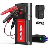 DBPOWER Jump Starter 2750A Peak 76.96Wh Portable Car Jump Starter (Up to 10L Gas/8L Diesel Engine) 12V Auto Battery Booster P