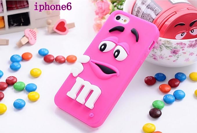 Amazon M M チョコレート おもしろ Iphoneケース 面白虹m豆 かわいい レインボー M ビーン ニジ シリコン カバー M M Rainbow Bean ケースiphone6 ケース 衝撃 シリコン 防水 並行輸入品 ケース カバー 通販