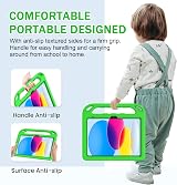 Surom Kids Case for iPad 11th/10th Gen with Screen Protector Green view 5