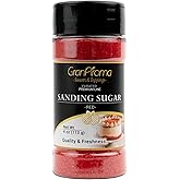 GranAroma Red Sanding Sugar, Decorative, Cookies & Sweets (4 Ounce)