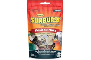 Higgins Sunburst Fruits to Nuts Gourmet Treats for Conures, Parrots & Macaws