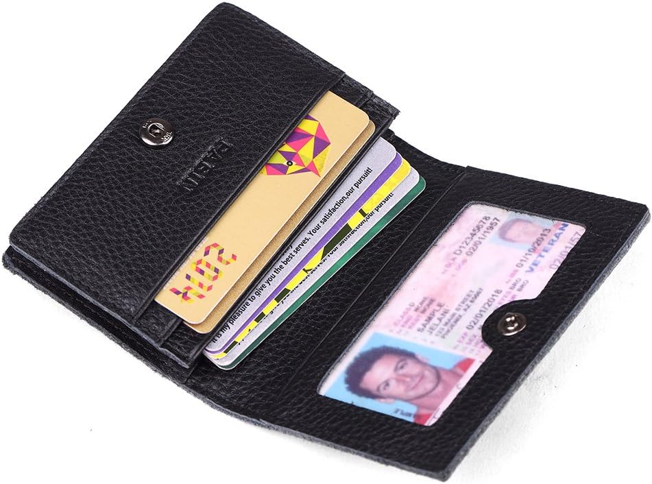 RFID Blocking Credit Card Holder Leather ID Case for Men Pabin