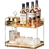 Seoneiro Whiskey Tray, Glass Cup Rack, Mug Holder, Coffee Cup Organizer, Bathroom Countertop Organizer with Drain Board Wine Glass Decorative, Food Tray, Kitchen Spice Rack