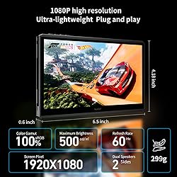 PeakDo 7" 60Hz Streaming Gaming Handheld 0 Latency