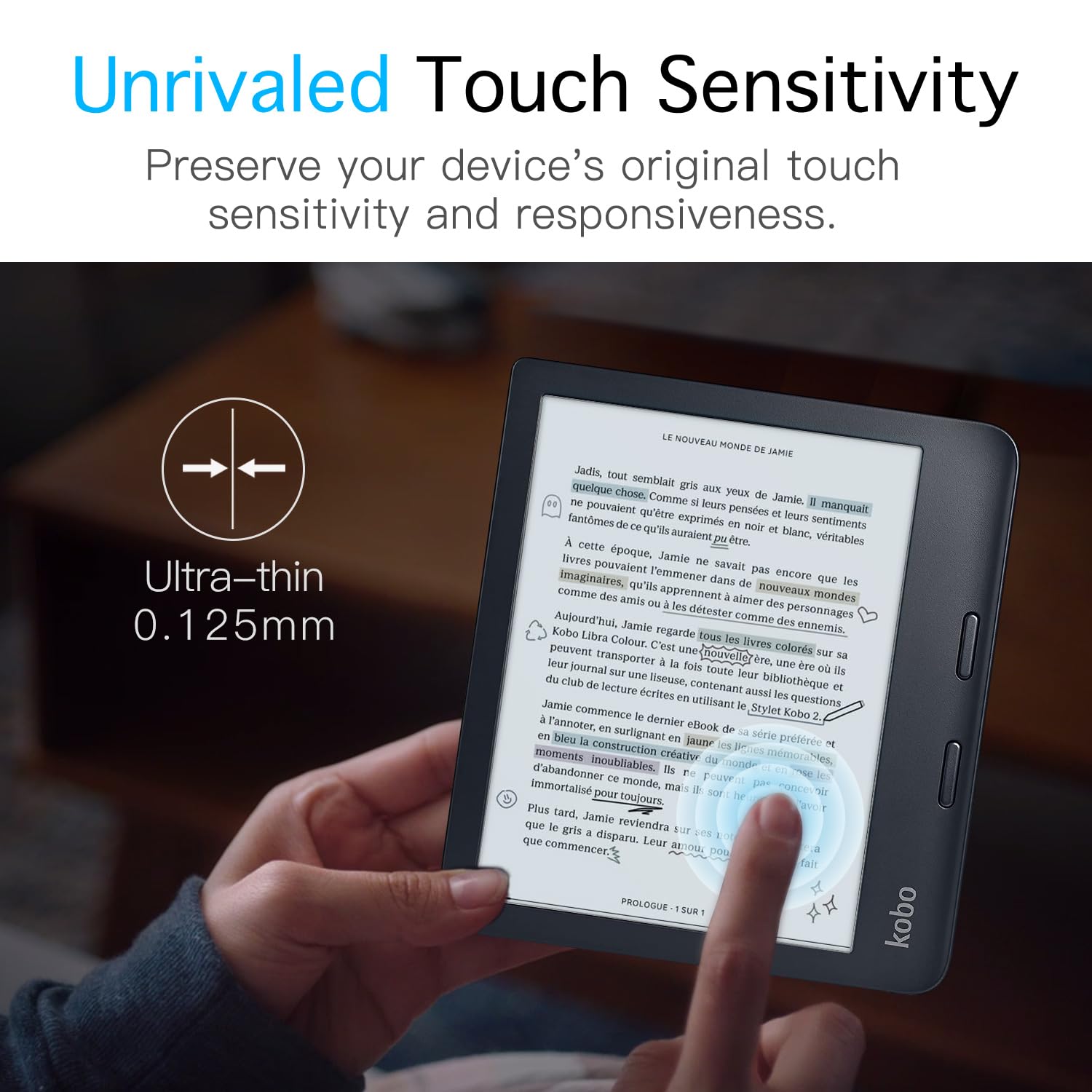 MoKo 2-Pack Matte Screen Protector Fits Kobo Libra Colour 7 Inches 2024/Kobo Libra 2 E-Reader 7