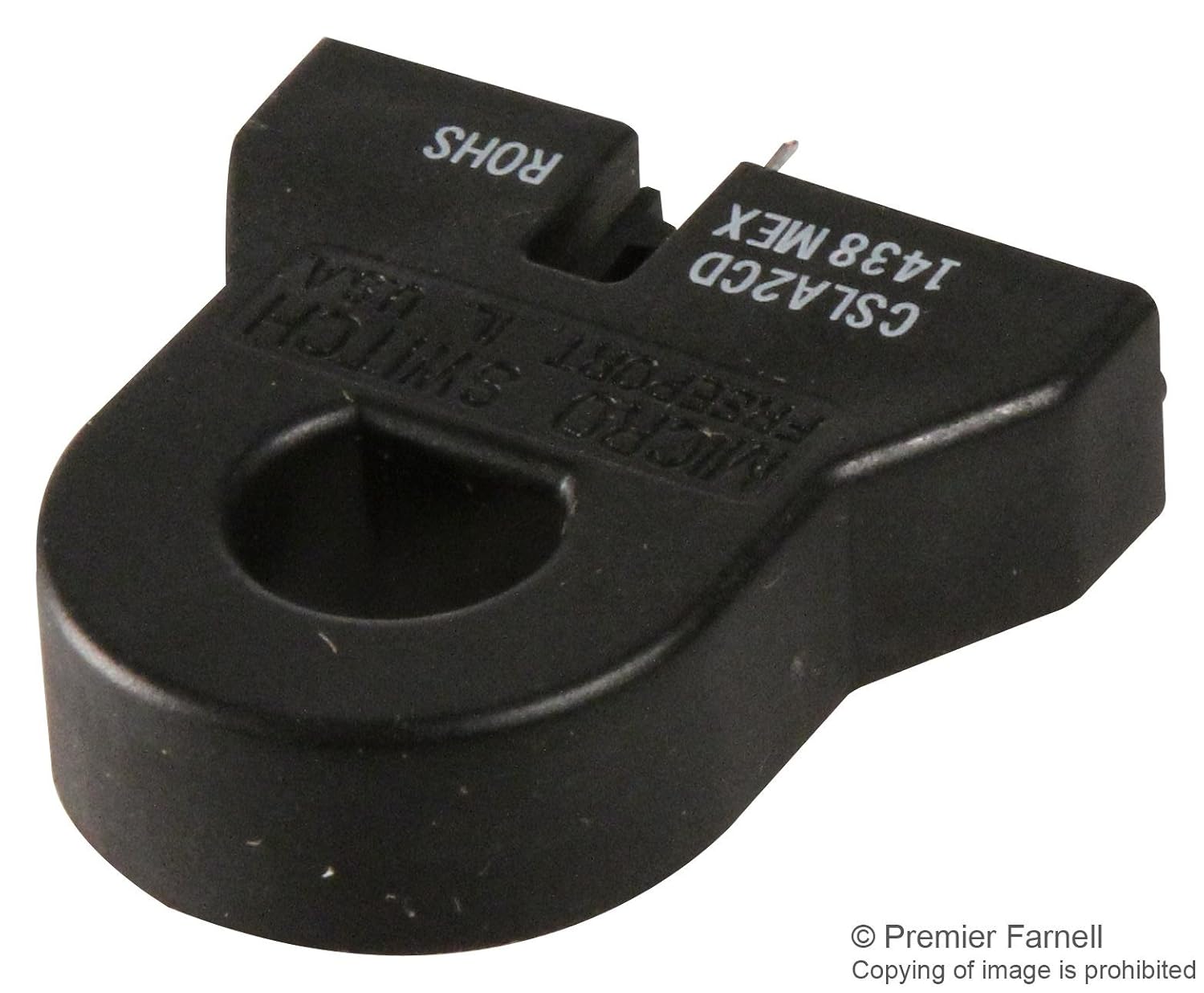 Current Sensor, CSLA Series, Linear, 72A to 72A, Sink, Source Output, 5.4 Vdc to 13.2 Vdc