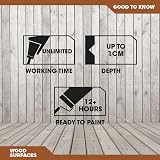 Toupret Wood Filler Professional-Grade 1.25 kg Pre-Mixed Interior Exterior view 3