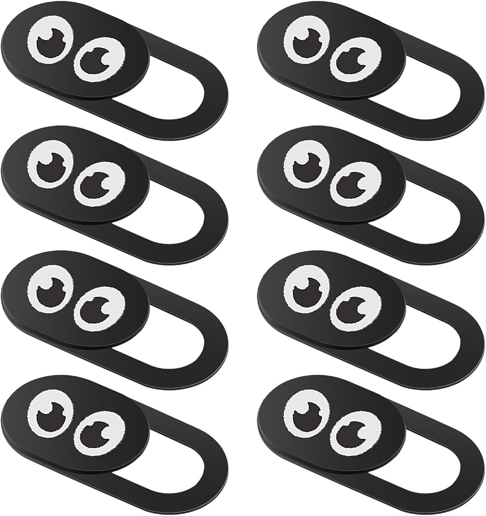Amabro 8PCS Webcam Cover Slide Protector for Laptop Phone Tablet PC Camera