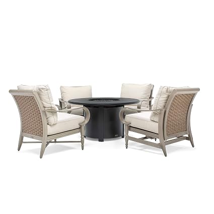 Blue Oak Outdoor Vesta Fire Pit Table Aluminum Fire Tables