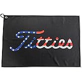 Syren Premium Funny Microfiber Towel with Clip Holder - Exclusive Golf Accessory for a Fun Golfing Experience