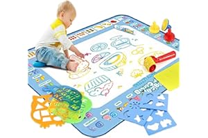 Children s Oversized Water Painting Blanket Reusable Clear Canvas Graffiti Pad Educational Non- Doodling Toy for Magical Boar
