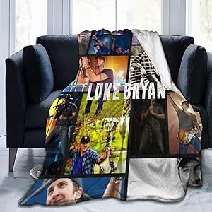 Amazon.com: PaulineBeaton Super Soft Luke Bryan Throw ...