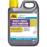 FILA EPOXYOFF, Epoxy Grout Haze Remover, Effectively Removes Epoxy Residue, The Product Can Be Applied on Vertical Surfaces, 1 QT