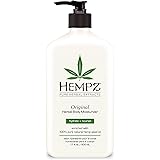 Hempz Original, Natural Hemp Seed Oil Body Moisturizer with Shea Butter and Ginseng, 17 Fl Oz, Pure Herbal Skin Lotion for Dr