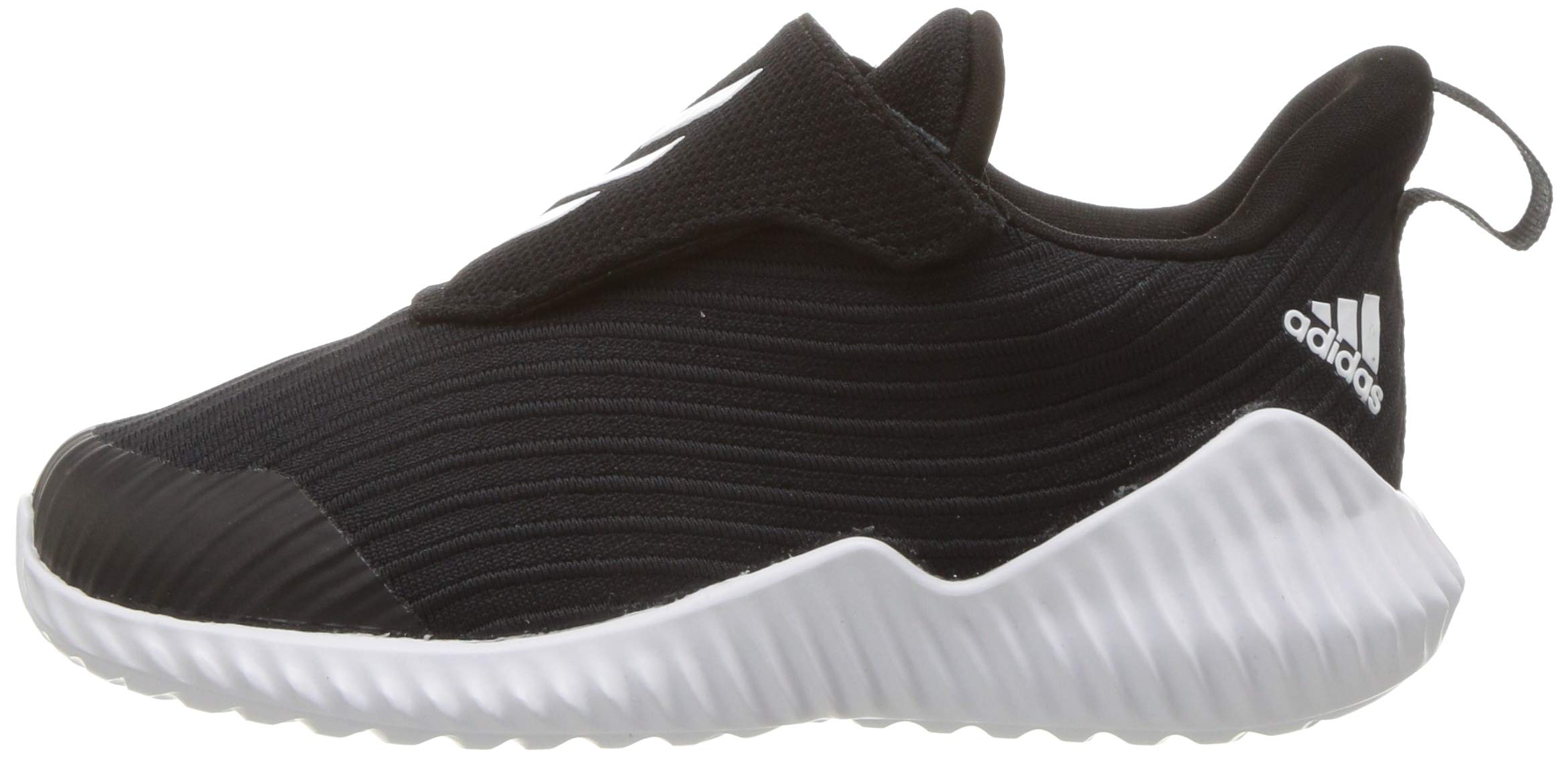 Adidas Originals UnisexKids Fortarun Running Shoe, Black/White/Black