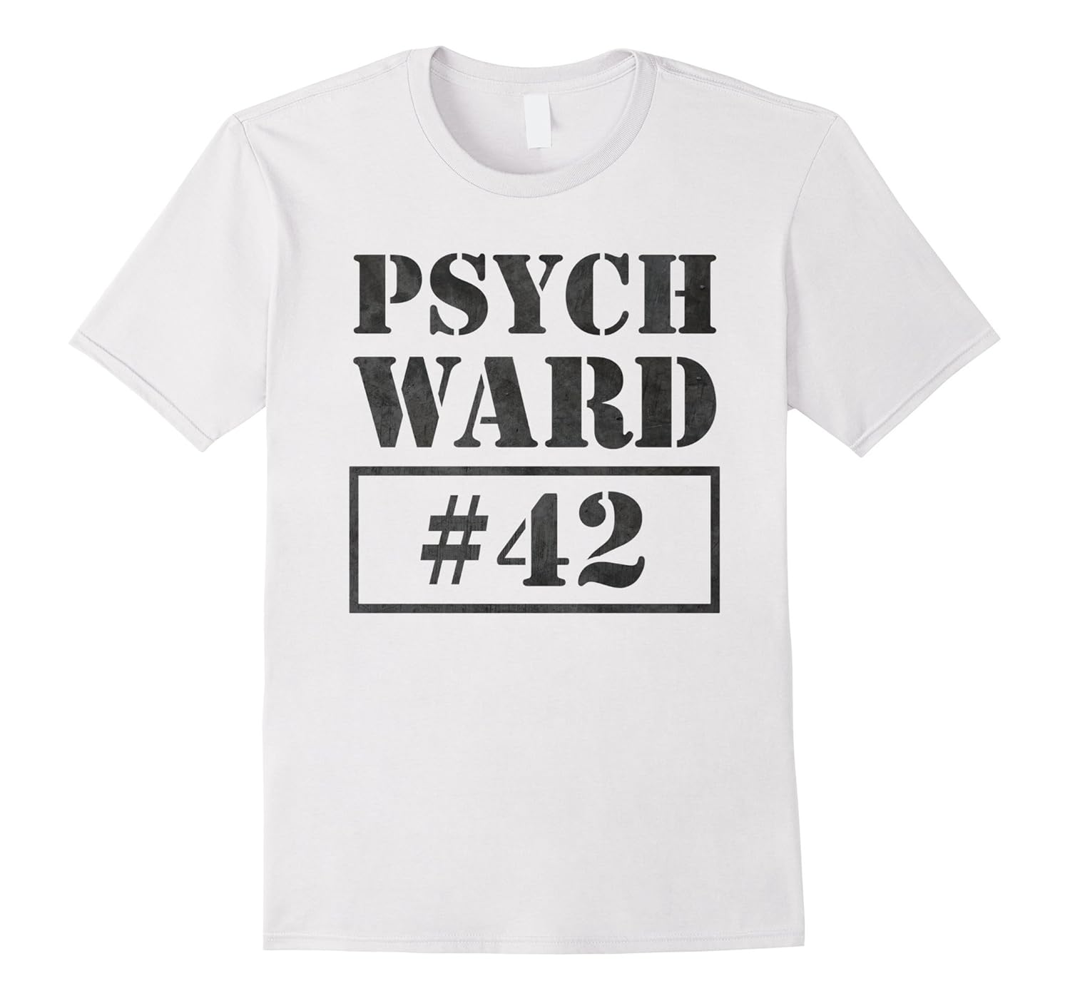 Psych Ward T-Shirt Inmate Funny Escaped Jail Vintage-ANZ