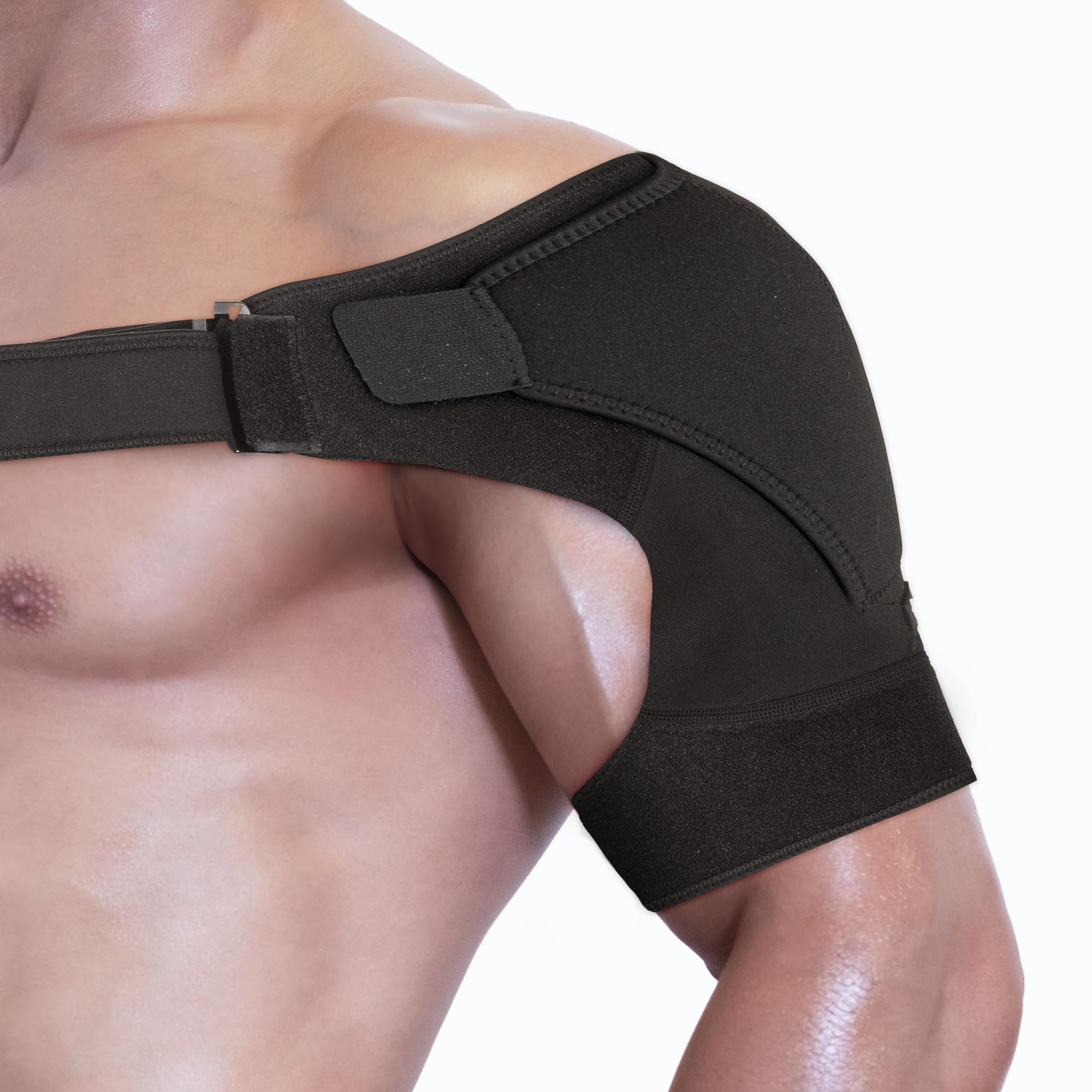Astorn Neoprene Shoulder Support Wrap Belt Band Shoulder Brace with Pressure Pad