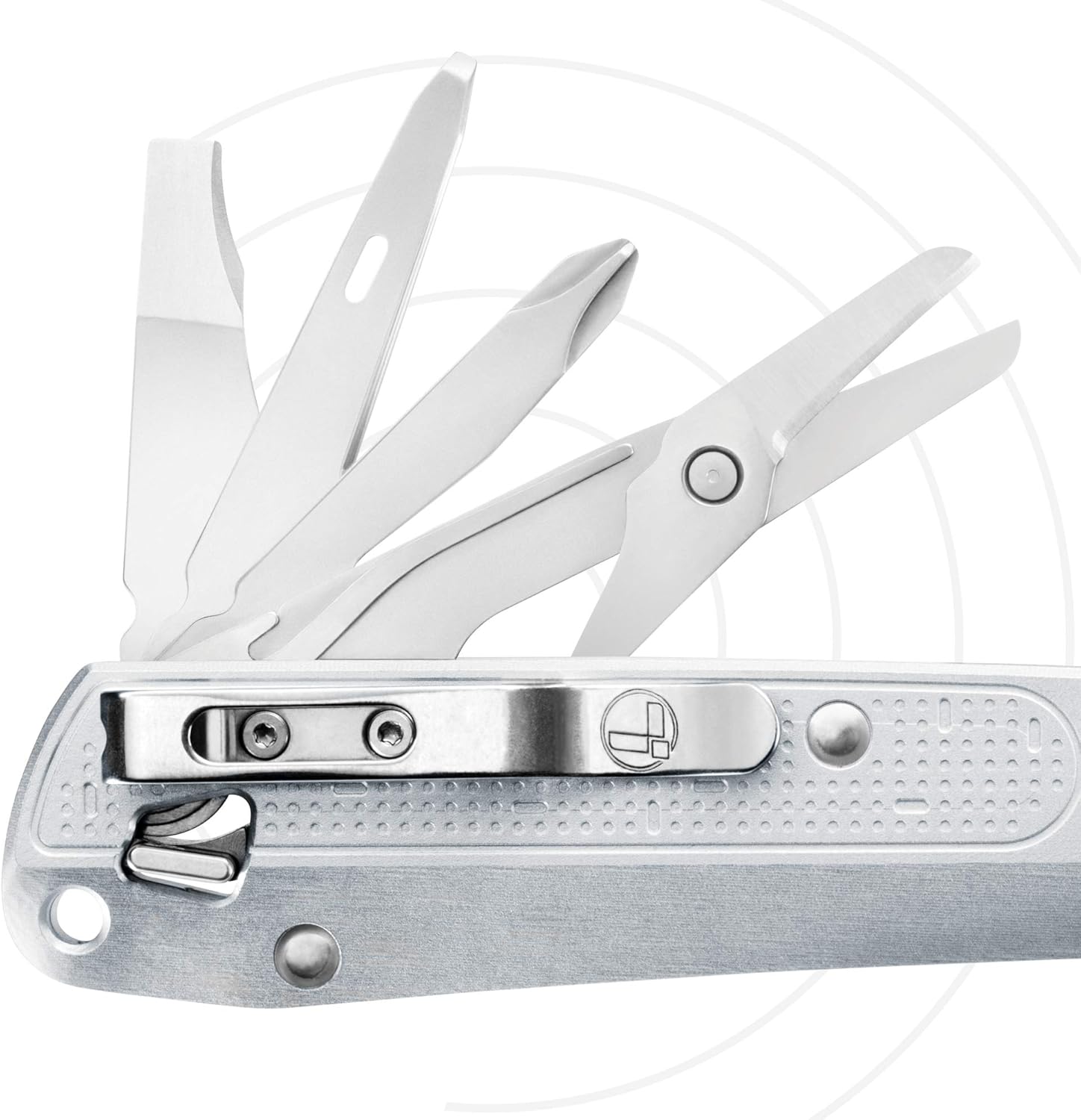 Leatherman Free K4 Edc Pocket Knife And Multitool With Magnetic Locking Aluminum Handles And Pocket Clip Built In The Usa Silver K4x Amazon Com