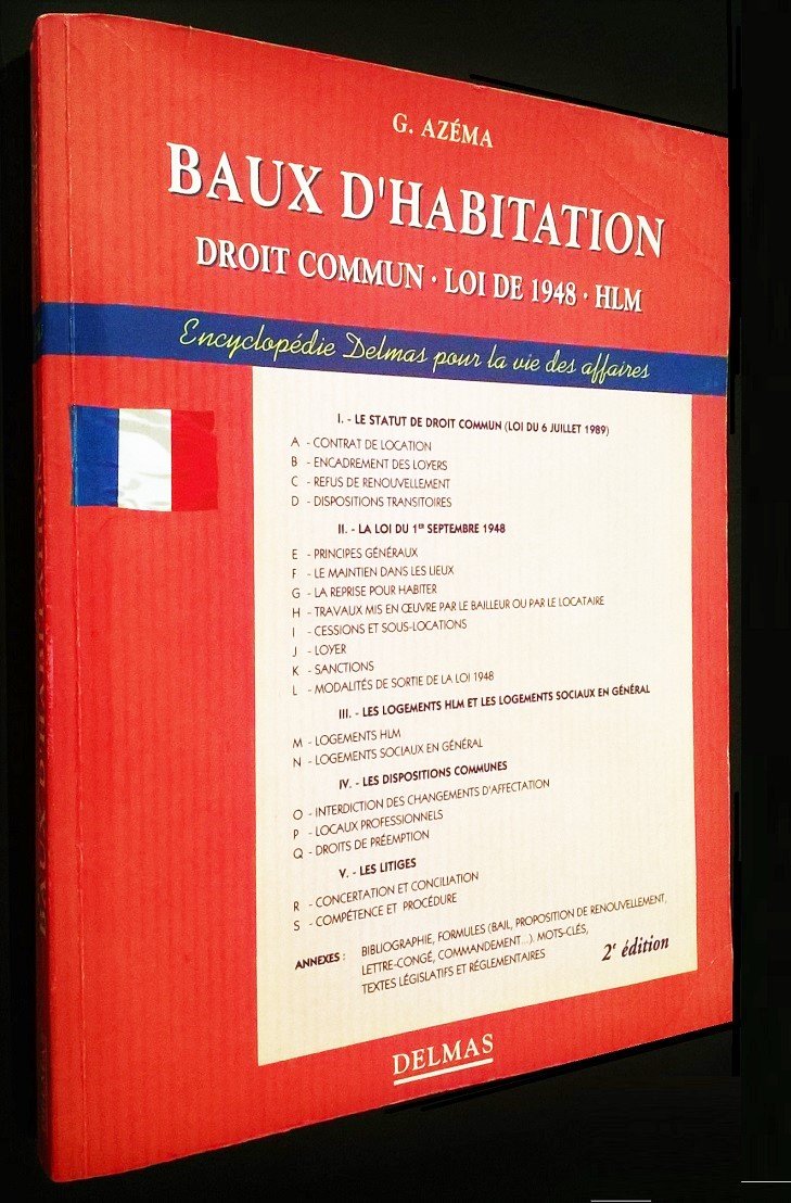 Amazon Fr Baux D Habitation Droit Commun Loi De 1948 Hlm Azema Gerard Livres