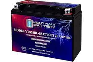 Mighty Max Battery YTX24HL-BS - 12V 21AH 350CCA - Sealed Lead Acid Battery Brand Product