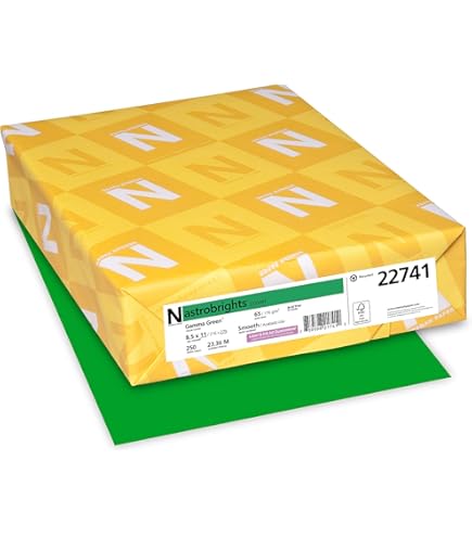 Amazon.com: Astrobrights 22091 Color Cardstock, 65lb, 8 1/2 X 11