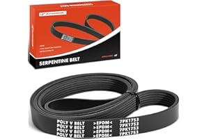 A-Premium Engine Serpentine Drive Belt Compatible with Honda & Acura Cars - CR-V CRV 2007-2009, TSX 2004-2008 - 2.4L, Replace