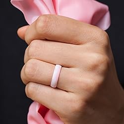 ThunderFit Unisex Silicone Wedding Rings, Rubber