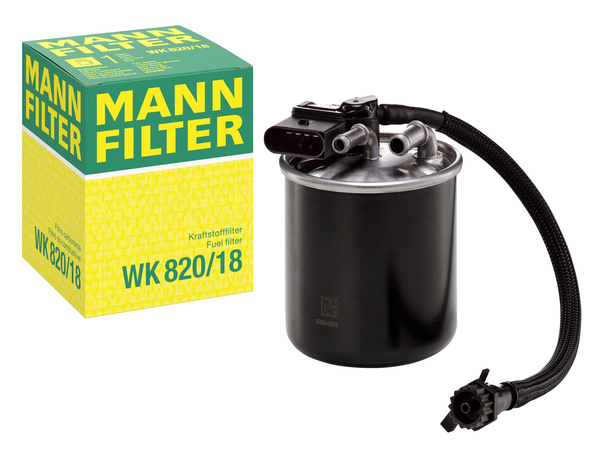 MANN-FILTER WK 820/18 Fuel Filter - for Cars + Transporters