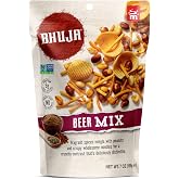 Bhuja Majans Beer Mix, 7 oz | Gluten Free, Non-GMO, Plant-Based Protein Snack | 6g Protein per Serving | Crunchy Savory Snack Mix with Peanuts, Lentils &amp; Chickpeas | Nothing Artificial [Pack of 6]