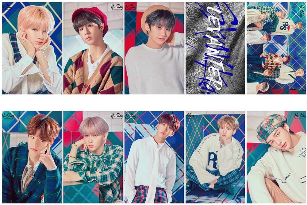 Zhenzhiao Kpop Stray Kids-Clé: Levanter [Limited ver.] Album HD Photocard Miracle Polaroid Lomo Photo Card 10pcs/Set 2020(H03)