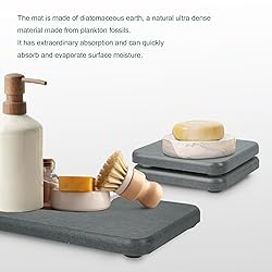 Soap Dishes, 4-Set Water Absorbent Diatomite Earth