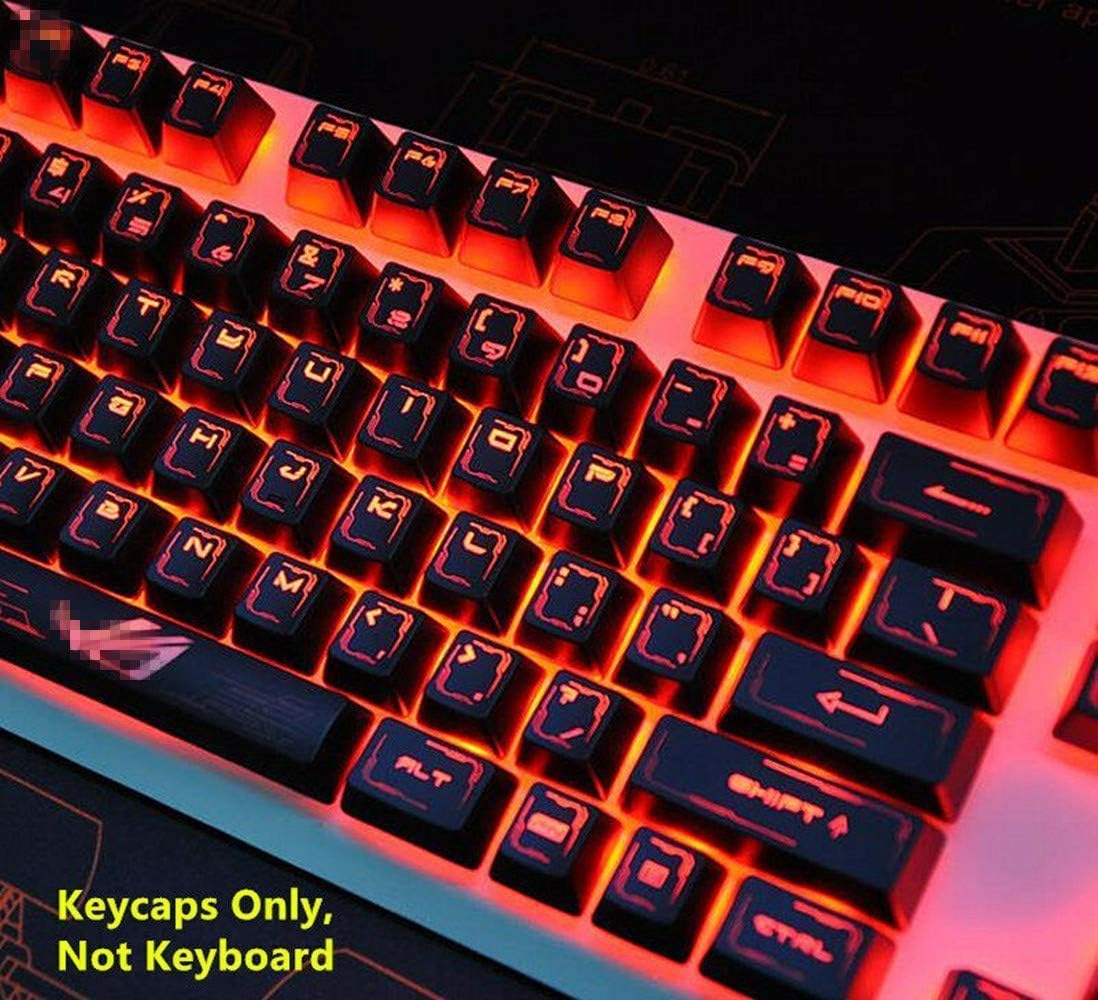 104 Keys Rog Backlit Keycap For Corsair K70 Rgb K95 Platinum Strafe Gaming Mechanical Keyboards Amazon Co Uk Computers Accessories