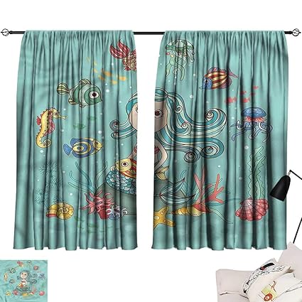 Amazon Com Jinguizi Room Bedroom Darkening Curtains Kids