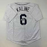 Facsimile Autographed Al Kaline Detroit White Reprint Laser Auto Baseball Jersey Size Men's XL