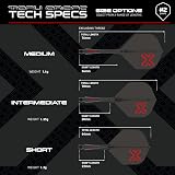 Winmau Darts Fusion Integrated Flight & Shaft System No.2 Black Intermediate view 5