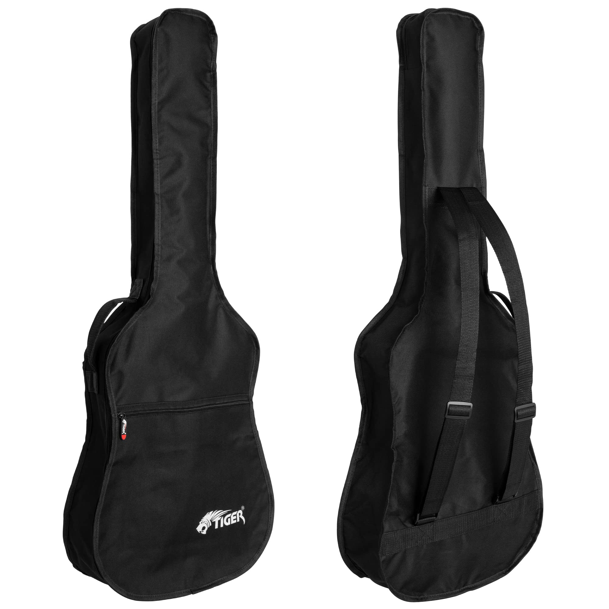 Tiger GGB7-MCL 3/4 Size Classical Guitar Bag โ Weather Resistant Nylon Cover with Backpack Straps and Accessory Pocket โ 93cm x 34cm x 8cm