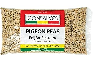 Gonsalves Pigeon Peas, Feijao Figueira, Number One Grade, 32 oz (2 lb), Portuguese Style