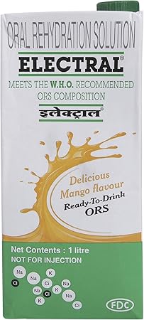Buy Eletral Electral Oral Rehydration Solution 1 L Pack Of 3 Mango Online At Low Prices In India Amazon In