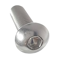 Fastenere Button Head Socket Cap Screws - 1/4-20 x