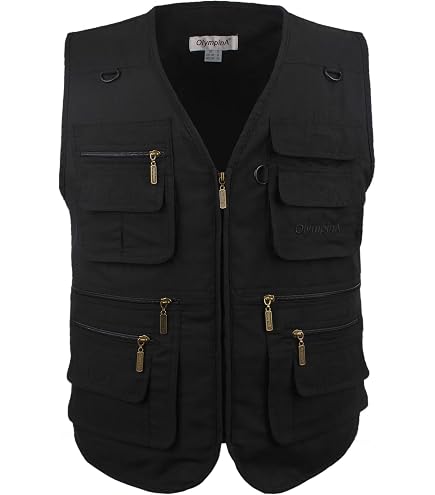 Amazon.com: LUSI MADAM Men's Denim Multi-Pockets Leisure Work