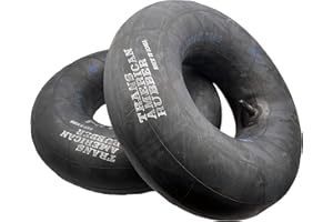 VETERAN TIRE AND RUBBER Pair of Trans American Heavy Duty Inner Tubes (24x12-12 / 26x12-12 TR13)