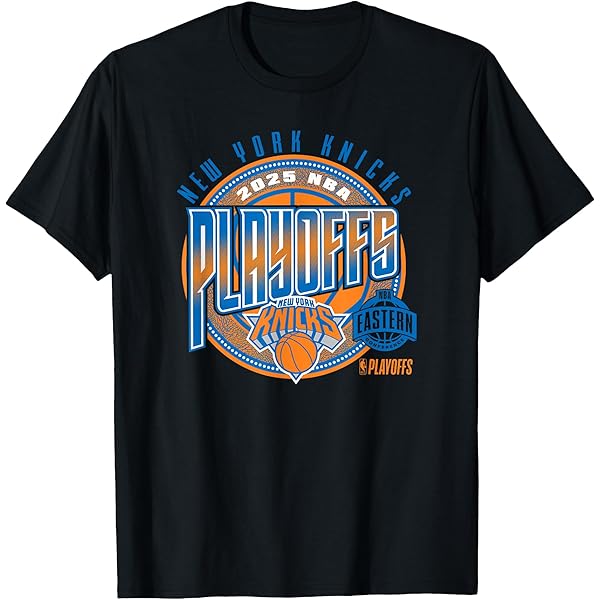 Amazon.com: NBA Official New York Knicks 2025 Playoffs T-Shirt
