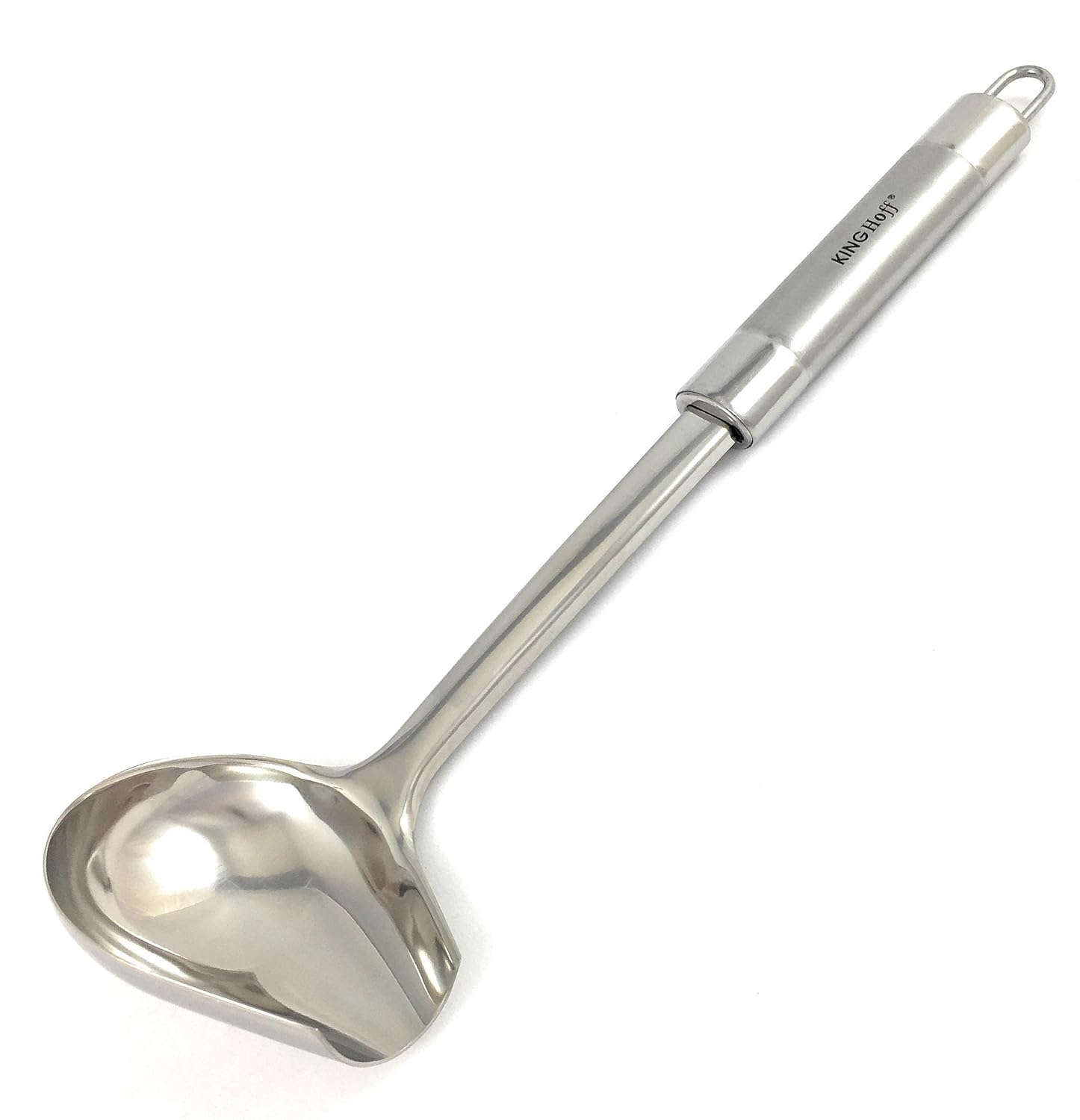 KING HOFF Sauce Spoon Pouring Ladle with Long Handle Sauce Ladle Oval