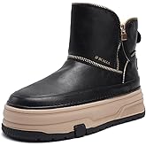 BCALLX Women's Warm Snow Boots Cold Weather Winter Boots Fur Lined Comfortable Lightweight