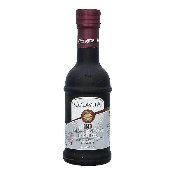 COLAVITA AGED BALSAMIC VINEGAR OF MODENA IGP, 3 YEARS, 8.5 FLOZ GLASS BOTTLE
