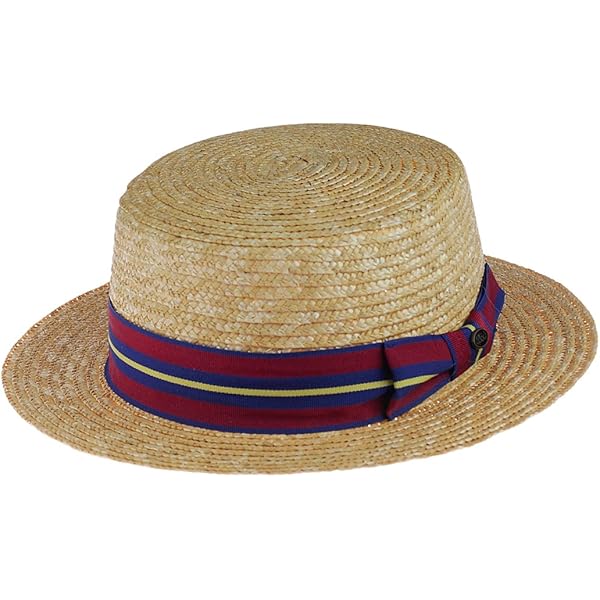 即購入ok！！the barnnet Straw Boater Hat Amazon.com: Boy's Vintage Straw Boater Hat - Natural OSFM