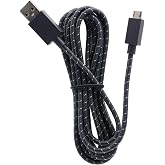 Deal4GO 2.7M 9FT Long Elite Controller Braided Original Micro USB Charging Cable for Microsoft Xbox One Controller Charging Cord