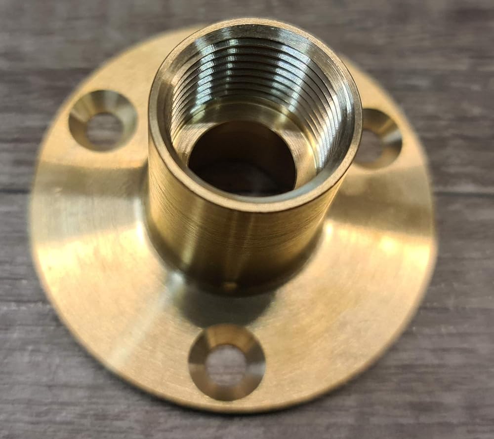 Teams Wallplate Boss 1/2 Inch Flange for 15mm Garden Bib Tap Wall Mount